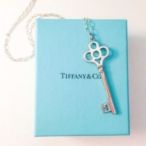 Retired Tiffany & Co. Crown Key Pendant